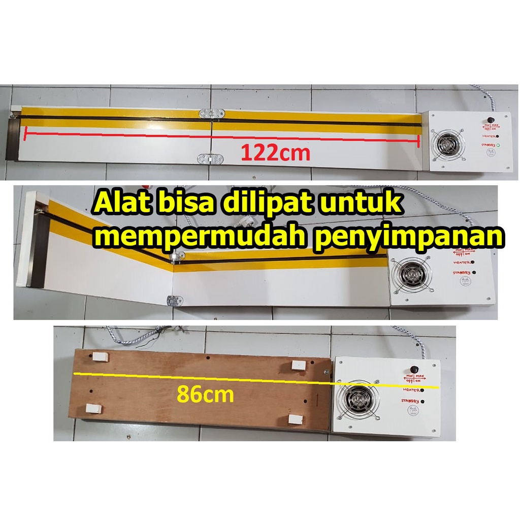 Alat Mesin tekuk acrylic penekuk akrilik portable model kawat 122cm *DIY-122