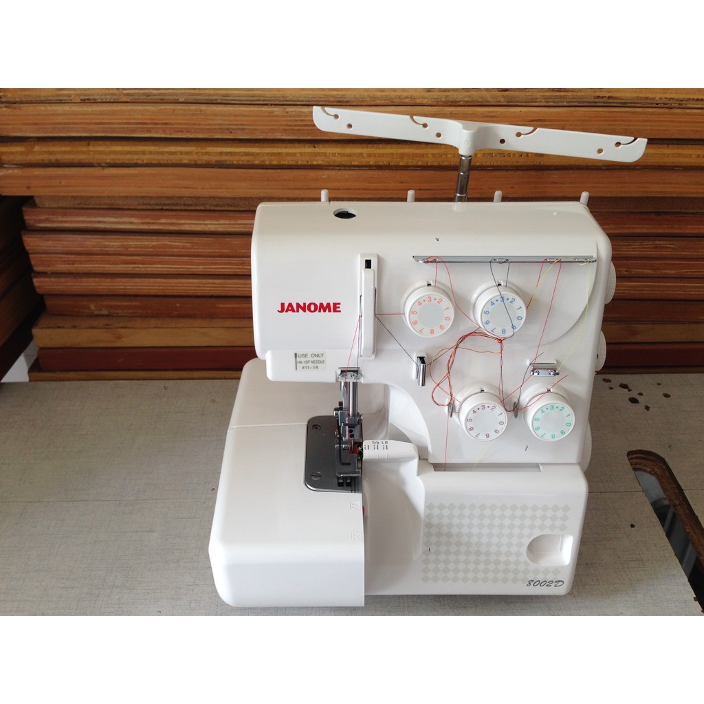 JANOME 8002D Mesin Jahit Obras Neci