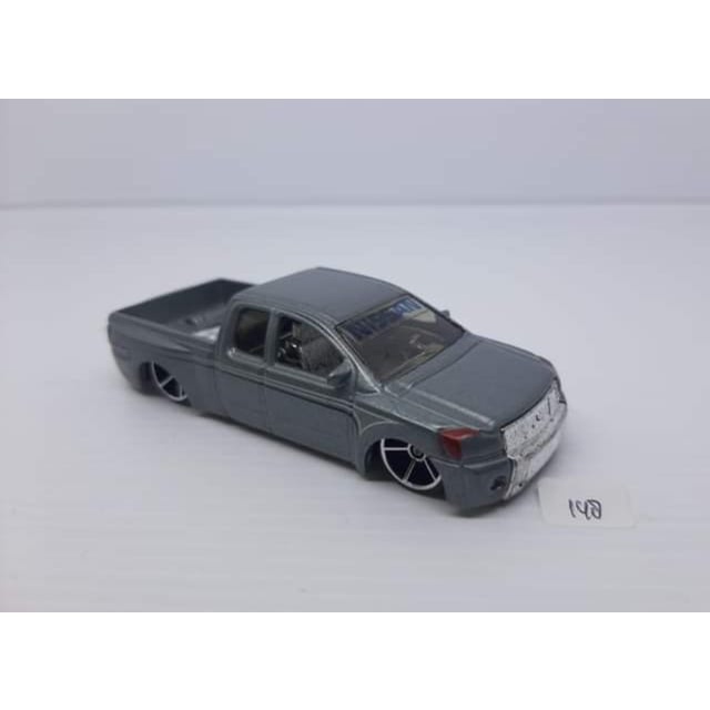 Hotwheels Japan  jdm Nissan titan pickup loose silver fiirst edition
