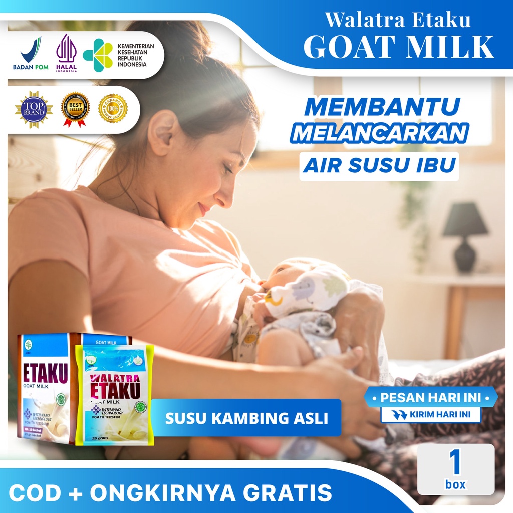 

Susu Penambah Asi Milk Booster Pelancar Asi Breastfeeding Cocok Untuk Ibu Menyusui Halal MUI Dan BPOM, ETAKU