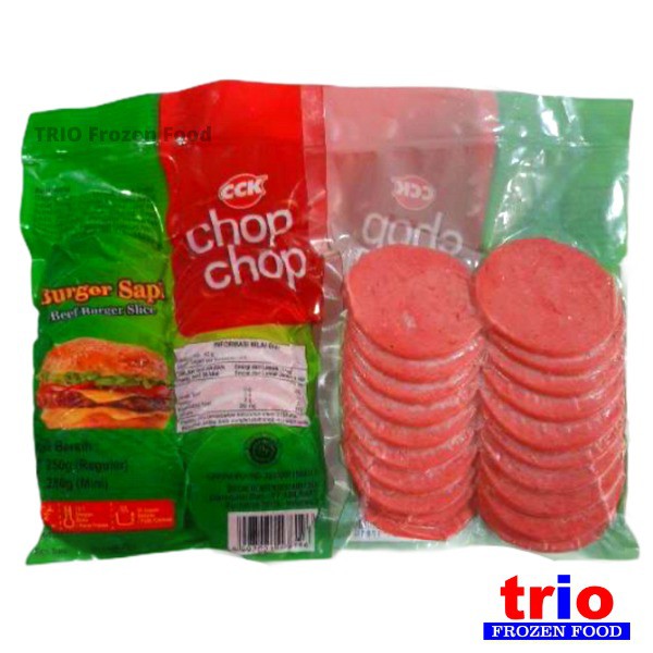 Chop Chop Burger Sapi Isi 20 pcs 280gr