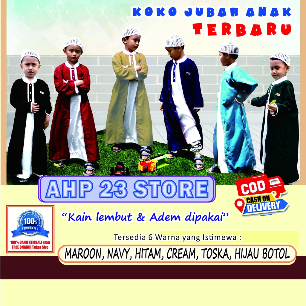 JUBAH ANAK LAKI LAKI //BAJU KOKO ANAK LAKI LAKI//TERBARU DAN TERLARIS 2022//JUBAH HABIB//KOKO ANAK