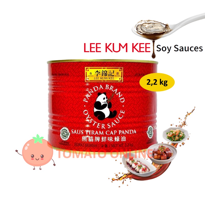 Saus Tiram Lee Kum Kee Panda Kaleng 2200 gram gr G / 2200gr / 2.2 kg / 2.2kg
