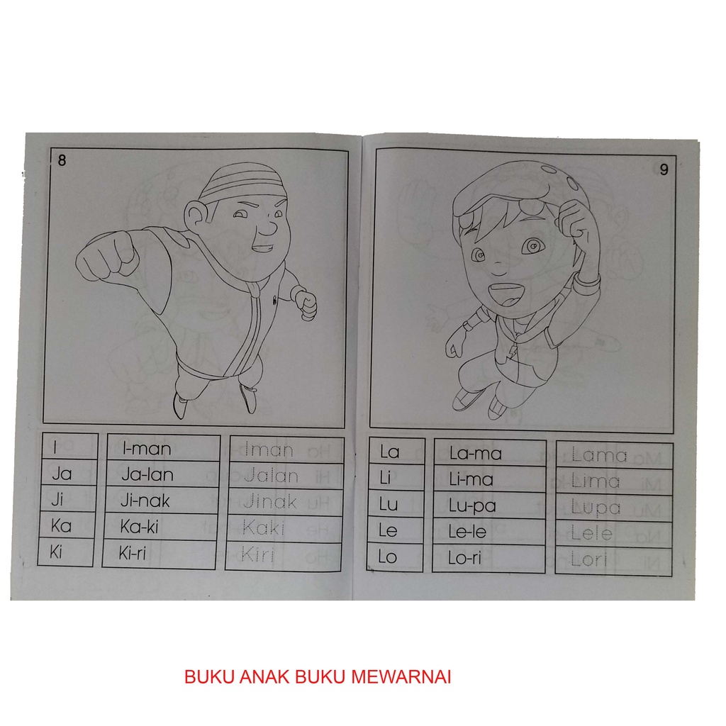 Buku Cerita Anak Buku Mewarnai Anak Buku Gambar Dongeng Anak Paud
