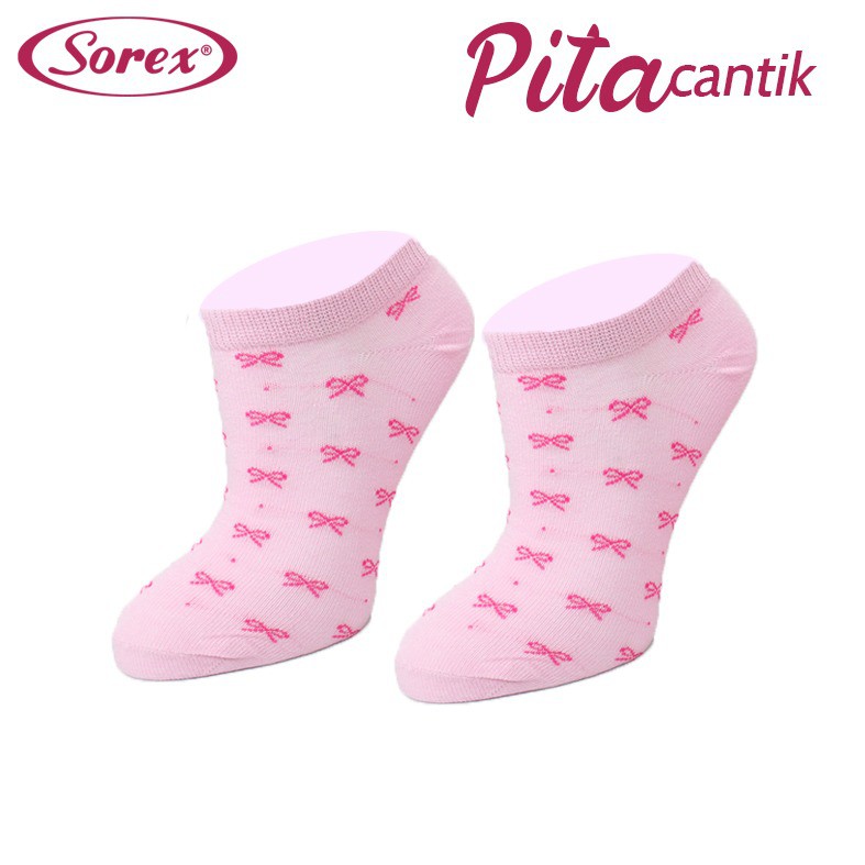 Sorex Kaos Kaki Wanita Ankle Socks Pita Cantik Semata Kaki Freesize K 8205