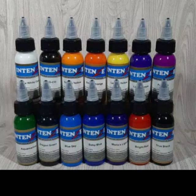 Tinta tato tattoo intenze per botol murah