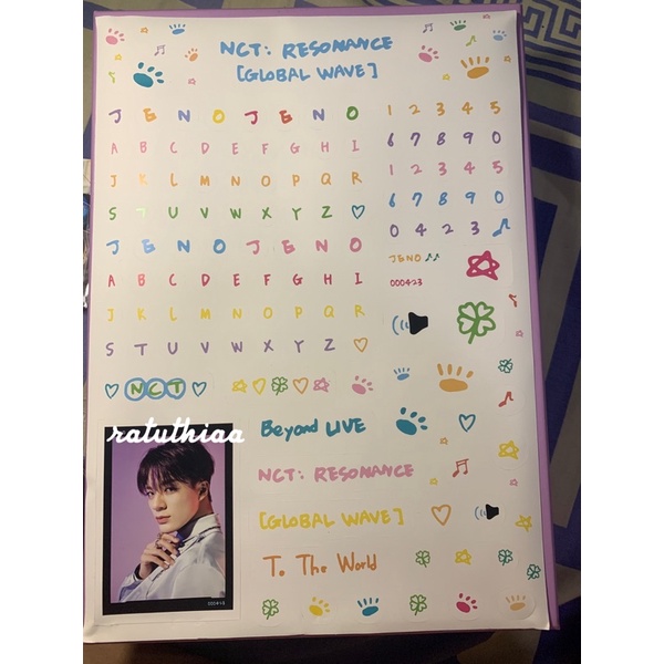 jeno deco sticker global wave sticker only