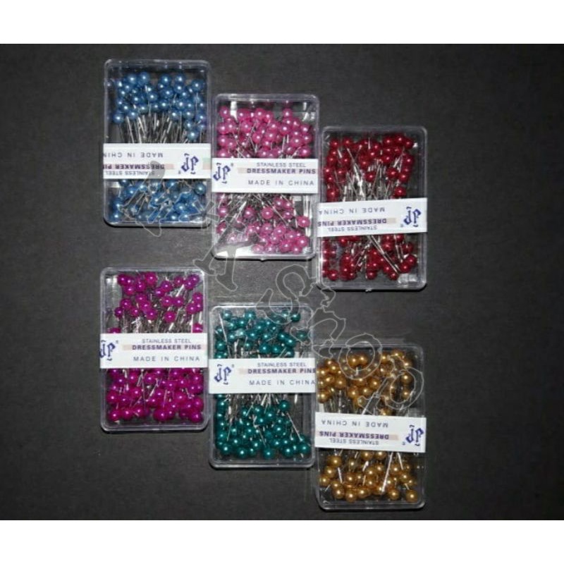 Jarum pentul anti karat dressmakers  Warna @ 100 pcs.