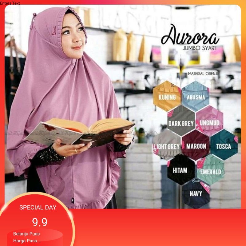cod kerudung jumbo rempel kcb/dhiaz collection/kerudung murah jumbo/hijab bergo jumbo/khimar jumbo