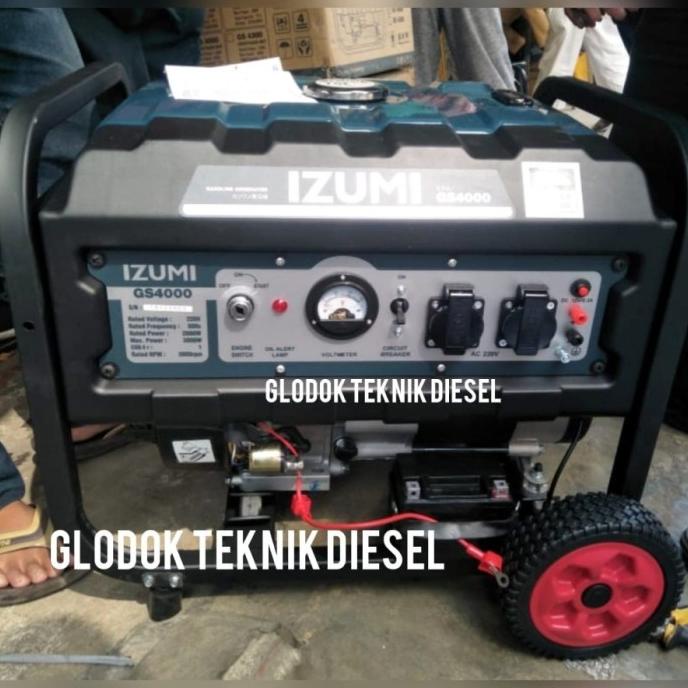 Genset 3000 watt 4 KVA IZUMI GS4000 ORIGINAL TERBAIK