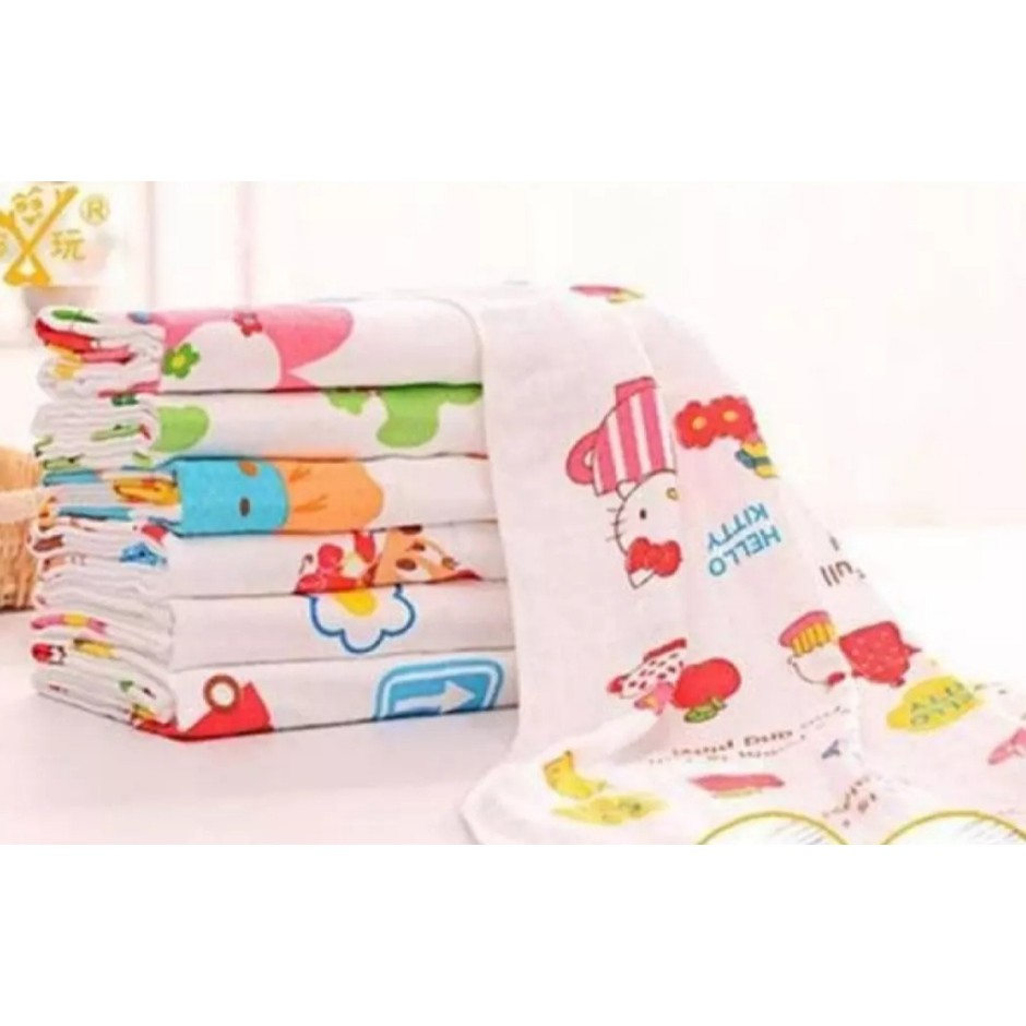 Handuk Bayi | Handuk anak 50x100cm Microfiber MOTIF Premium Quality | Baby Towel | Handuk Mandi Microfiber Super Lembut