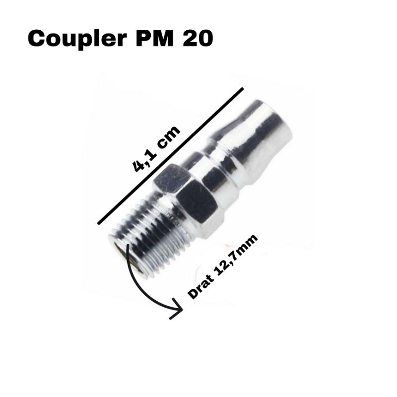 Coupler PM20 Kopler Sambungan Konektor