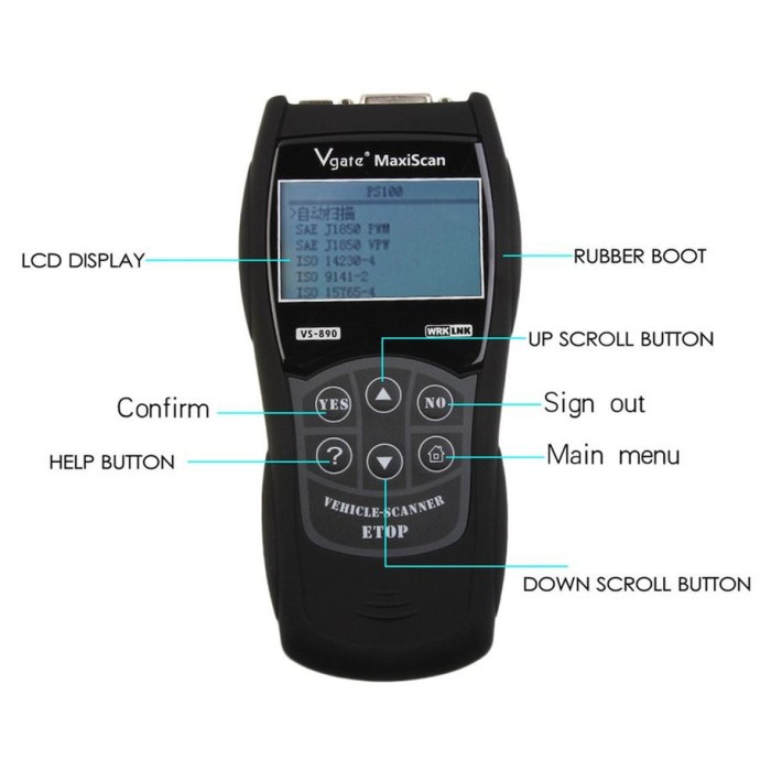 Alat Scanner Diagnostik Scanner Code Reader Mobil UNIVERSAL WS