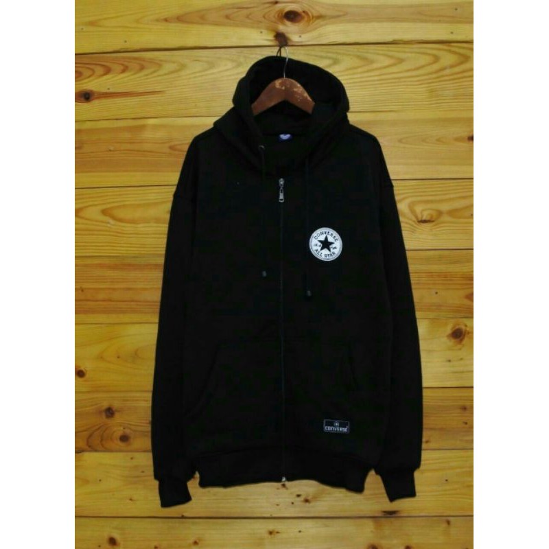 hoodie zipper converse sweater hoodie jaket dewasa pria wanita