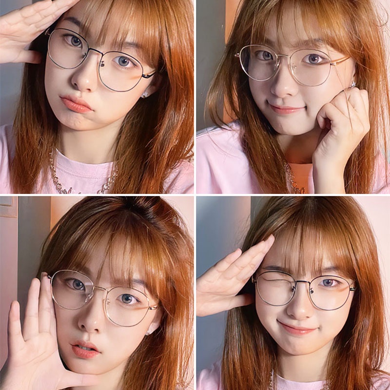 ♥TMALL88♥Kacamata 2 In 1 Lensa Photocromic Anti Radiasi Pria Wanita Anti UV KM298