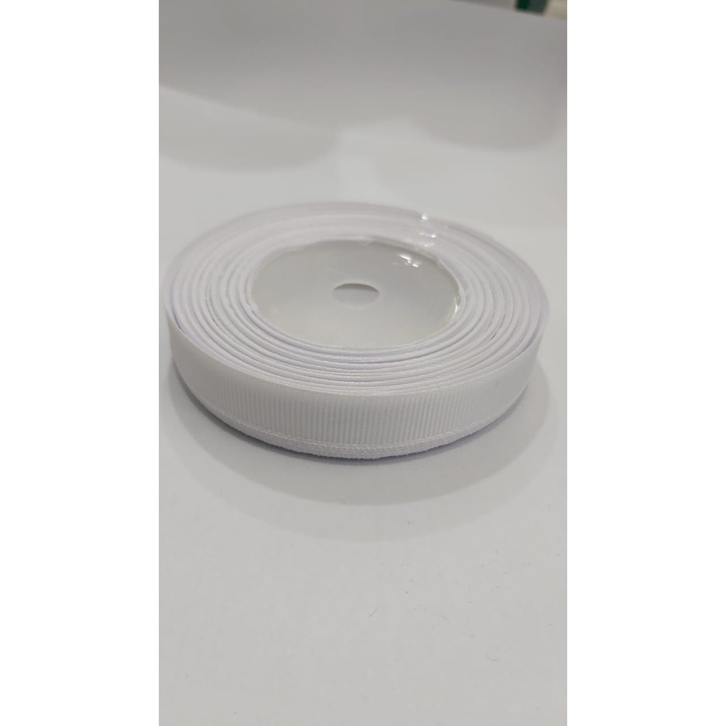 

Grossgrain 1,3cm putih panjang 20 yard