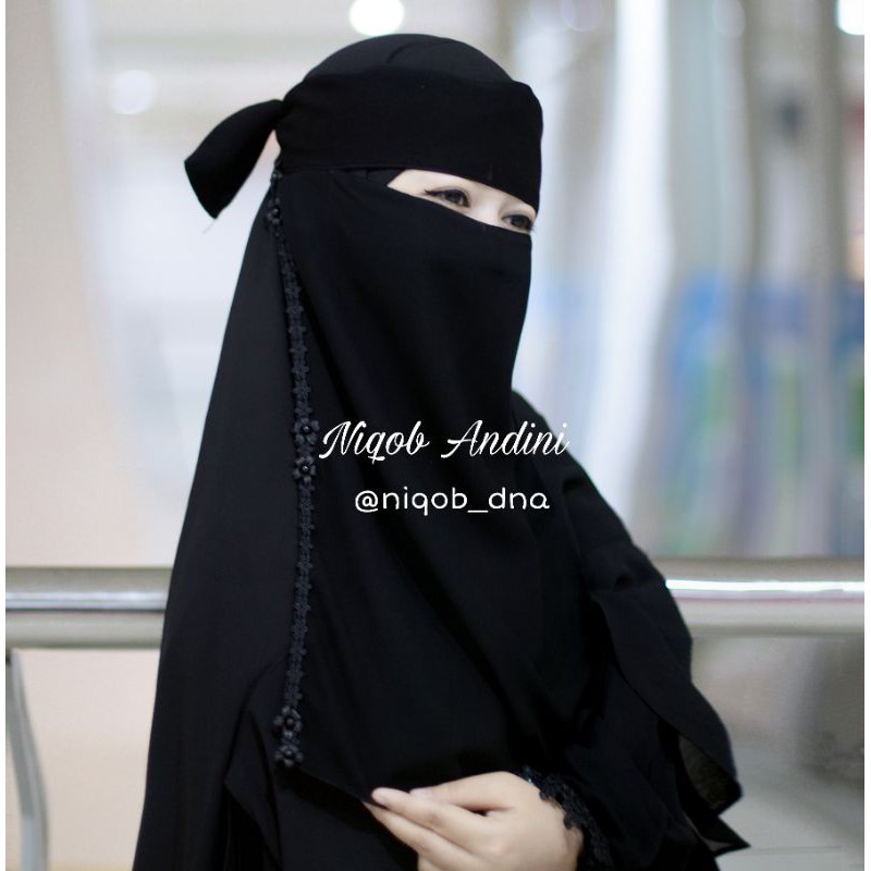 Niqab Bandana Niqab Cadar Niqab Yaman Cadar Bandana Niqob Viral Termurah Niqob ANDINI