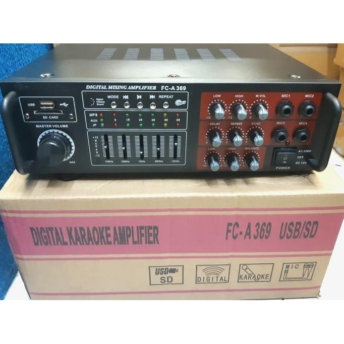 Sale Power Mixer 4 Channel Elsem Usb Sd Dan Equalizer
