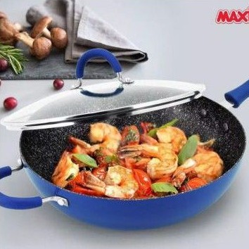 Wajan Granito Maxim 30cm • Wok Maxim 30cm Anti Lengket • Maxim Ori
