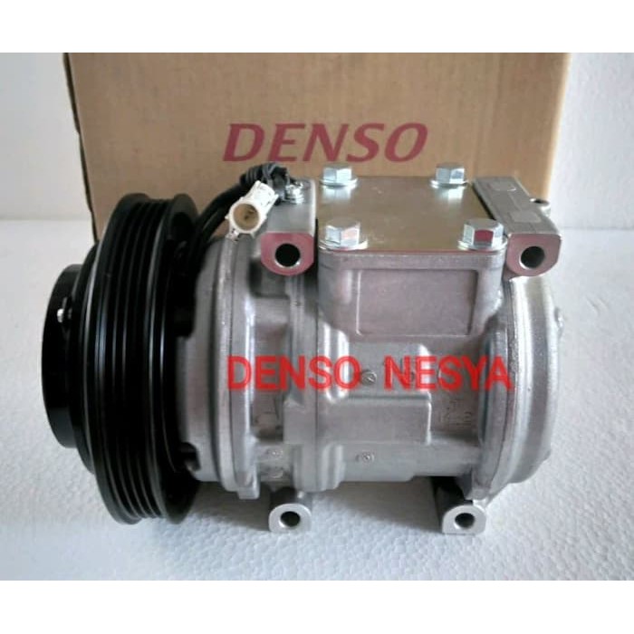 SaAC933 Compresor Kompresor AC Mobil Kia Shuma - LENGKAP - Merk : DENSO Asli