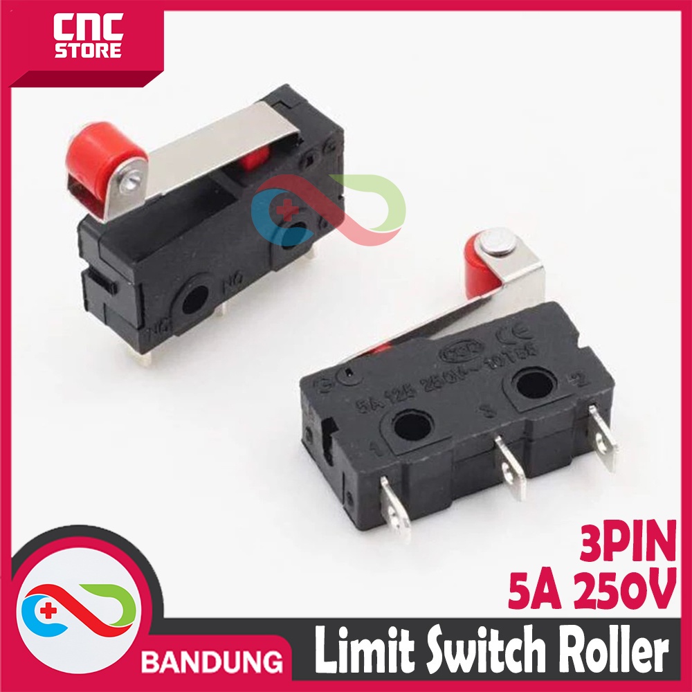 MICRO LIMIT SWITCH ROLLER 3P 3PIN 5A 250V