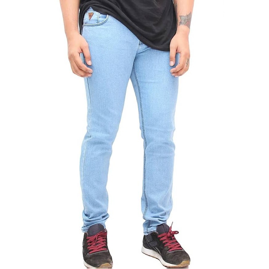 Celana jeans pria slimpit Terbaru celana jeans pria pensil strech slimfit skinny Celana levis hitam