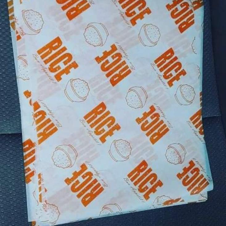 

sz✬Sale❉→ KERTAS NASI KFC | 27 X 22 | Foodgrade Paper | Rice Printing | Paperwrap Motif | Laminasi Zigma Pack 65