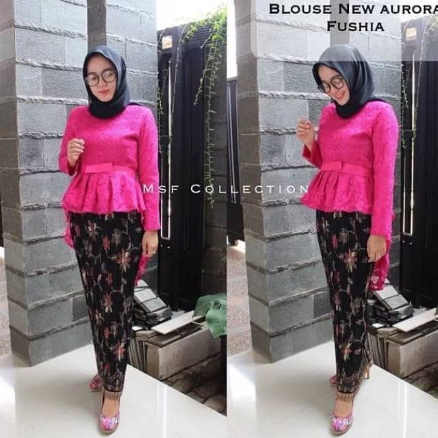 Vera-SET KEBAYA AURORA PURPLE DAN PANTA