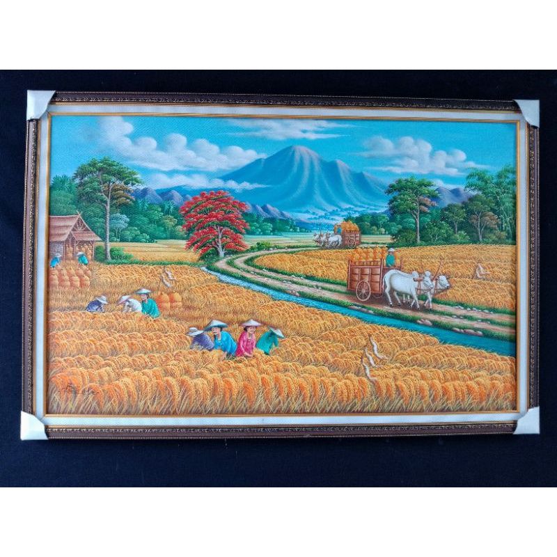 lukisan pemandangan besar