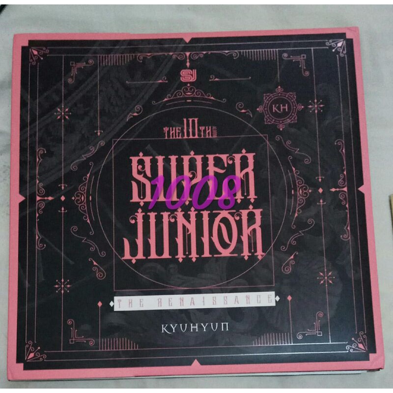 SUPER JUNIOR THE RENAISSANCE KYUHYUN VER unsealed