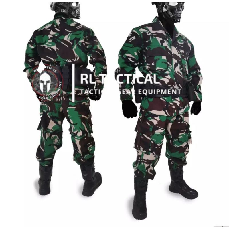 Seragam Velbed Loreng Sritex Setelan Velbed Wool RL Tactical