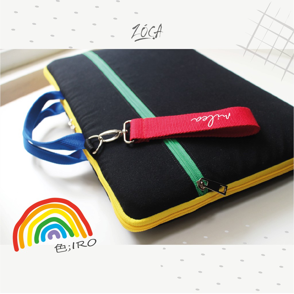 TAS LAPTOP SELEMPANG IRO (FREE CUSTOM NAMA) 12&quot; - 16&quot;