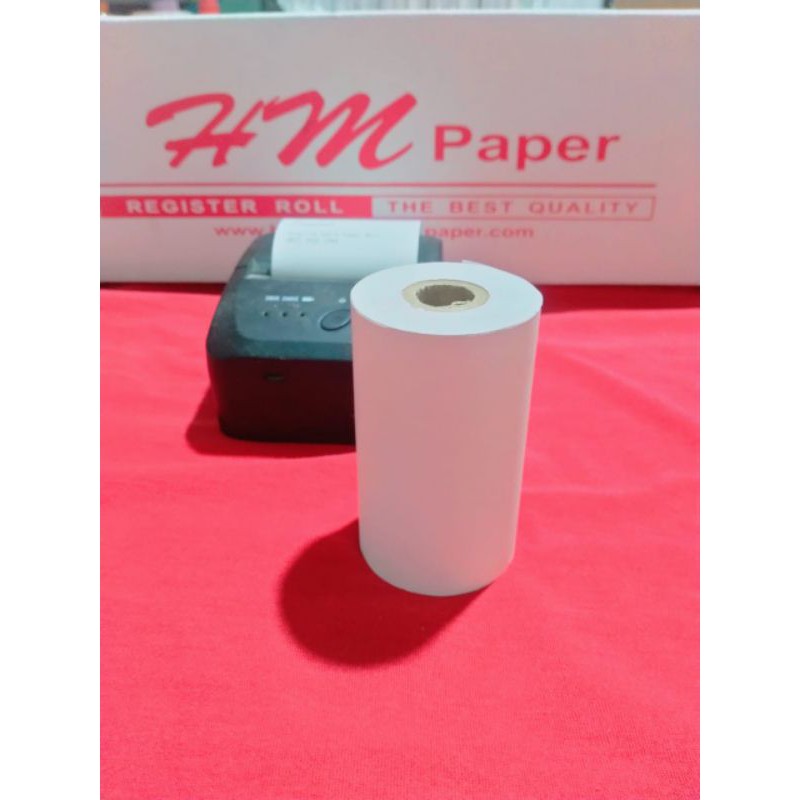 

kertas thermal polos 80x40 untuk semua mesin EDC printer bluetooth