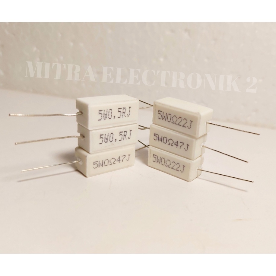 RESISTOR 5 WATT  5watt 0,47ohm