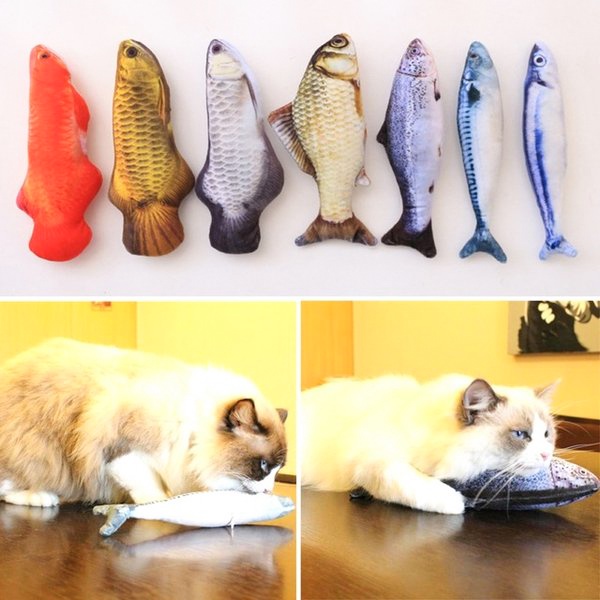 MAINAN KUCING IKAN CATNIP GIGITAN KUCING CAT TOYS CATMINT FISH