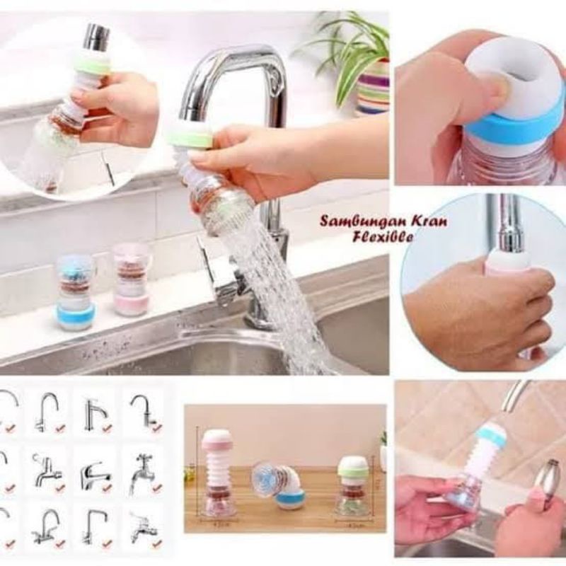 SARINGAN KRAN KERAN AIR SAMBUNGAN CUCI PIRING WASTAFEL CUCI TANGAN TEMPAT WUDU SOFT MURAH |4023