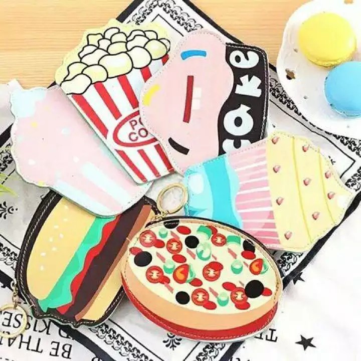 DOMPET KECIL LUCU/DOMPET KOIN SILIKON Bahan Kulit Dompet Karakter Personality Cute Purse Coin Pouch