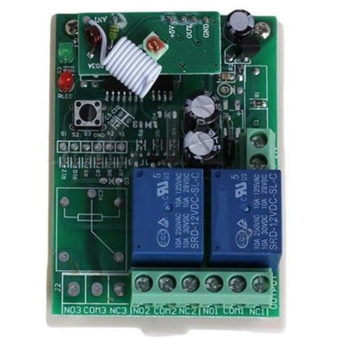 Remote Wireless RF Control Switch Relay DC12V Controller 2 Channel