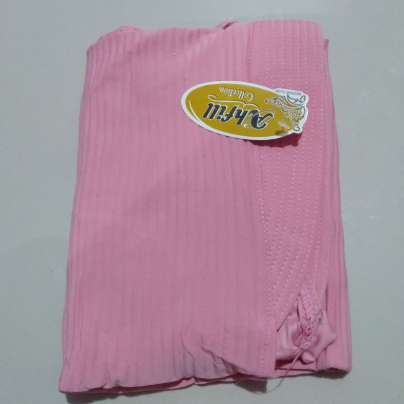 (Ori Ahfill)•Sazkia Plisket•Jilbab Instan Jersey Balon Plisket Rempel-Pink