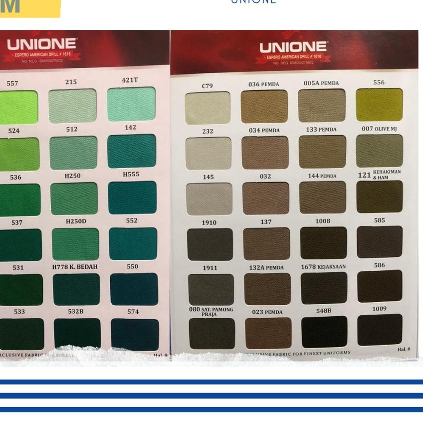 ☆ Kain American Drill Unione ( MIN 1 ROLL, BUKAN METERAN ) ➪