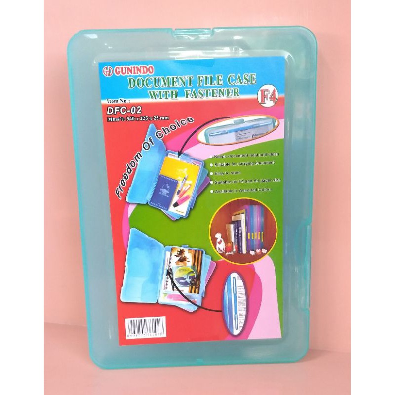 

DOKUMENT FILE CASE F4 WITH FASTENER DFC-02 MERK GUNINDO