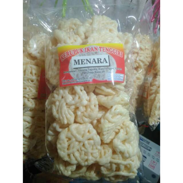 

Kerupuk Ikan Tenggiri cap Menara 200gr