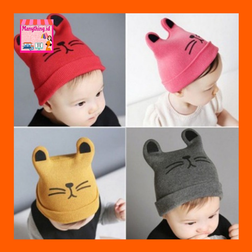 TERMURAH TOPI KUPLUK BAYI KUCING  KUPLUK BAYI KARAKTER  