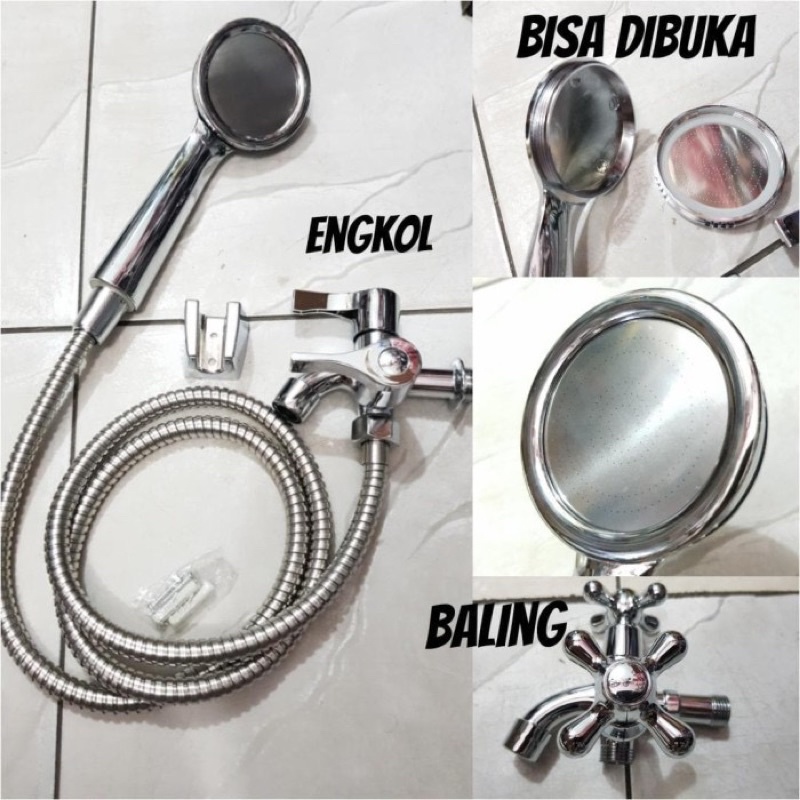 Paket shower mandi fio dan kran cabang PROMO MURAH