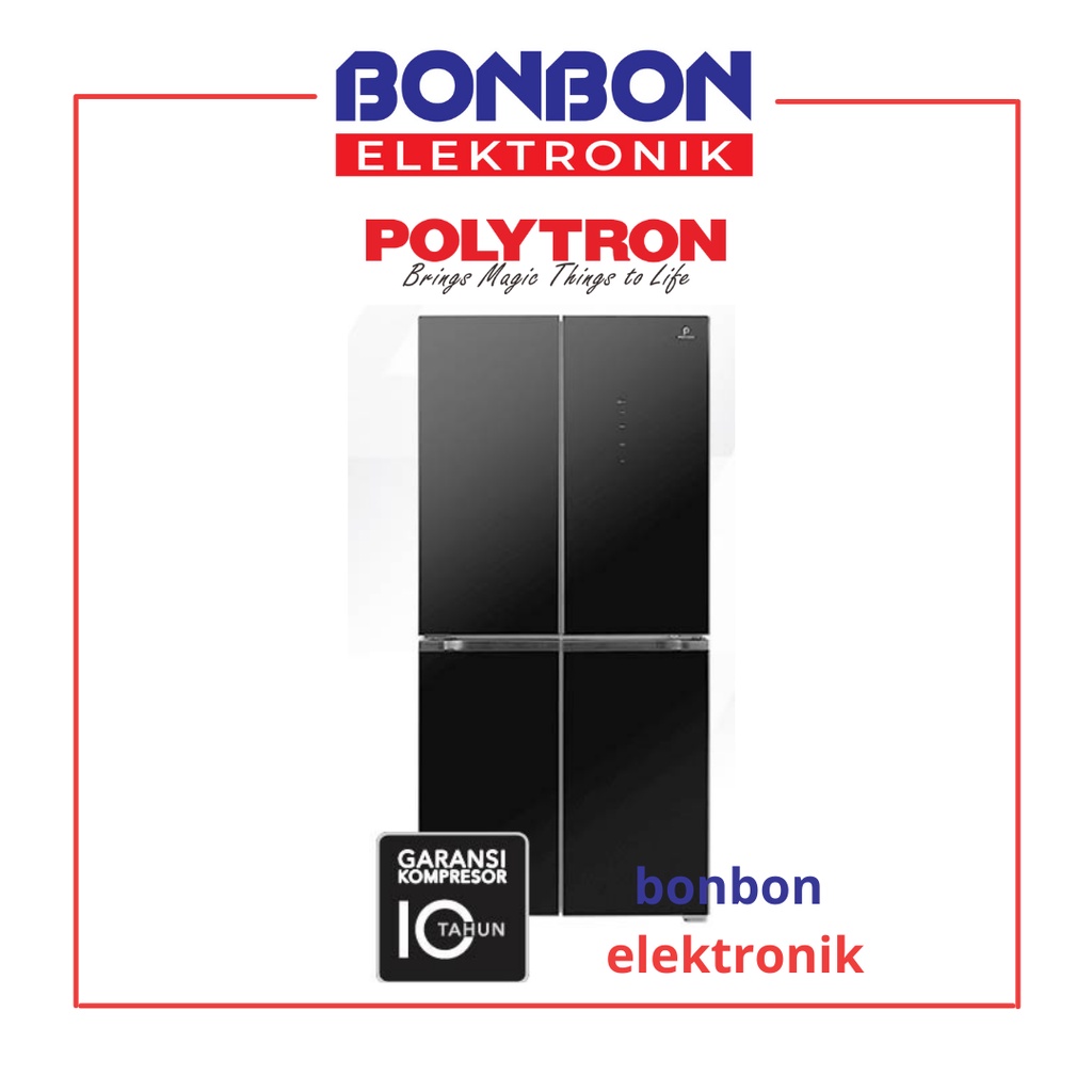 Polytron Kulkas Side By Side 4 Pintu PRS-560X / PRS 560 INVERTER 550L