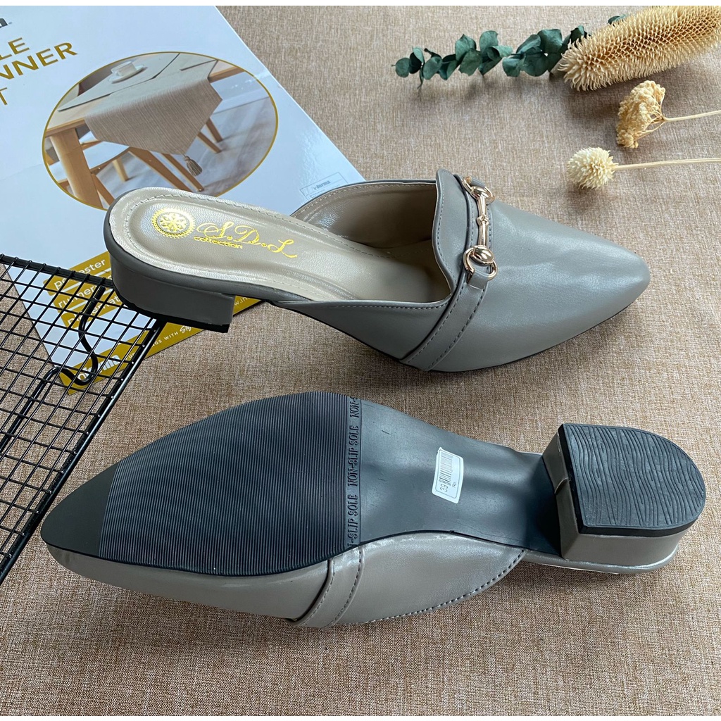 (D-01) SANDAL SEPATU WANITA HEELS 3CM