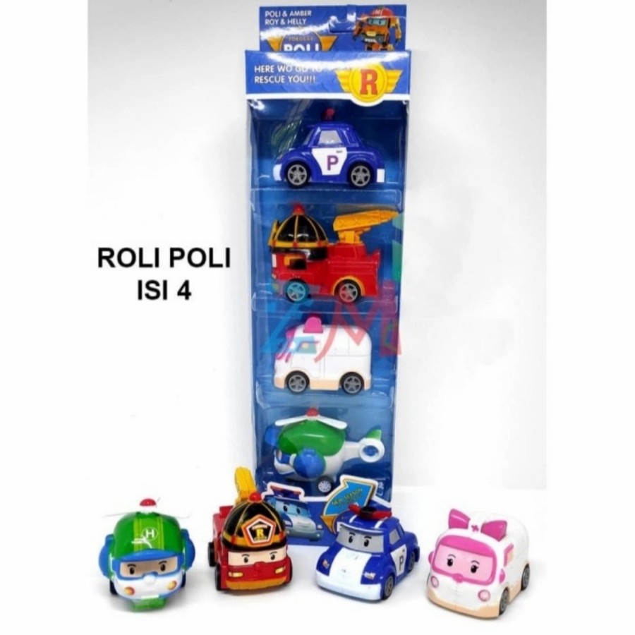 MOMBABY1 1 set isi 4 pcs Poli pull on / Kado Anak Cowok Poli