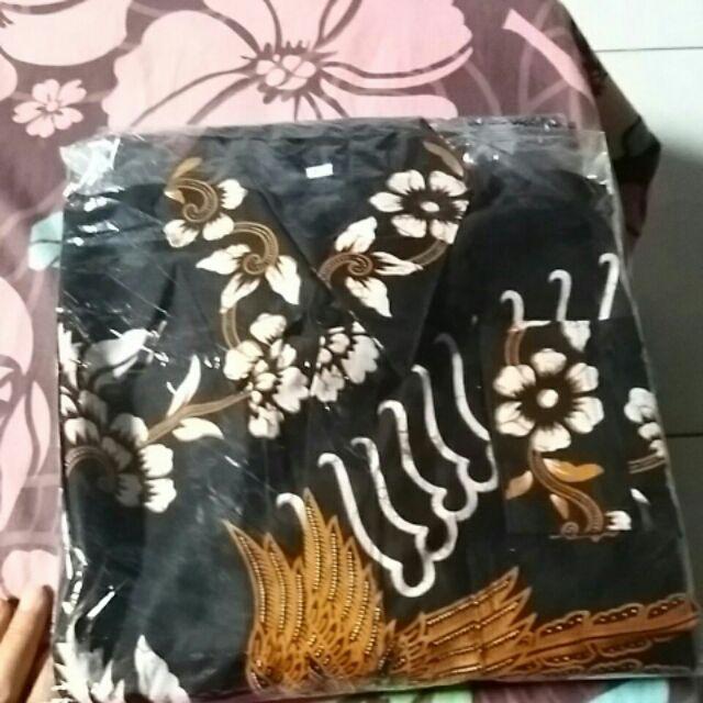 Gurdo Truntum Ori Florist Kemeja Batik Pria Lengan Panjang Katun Seragam Batik Solo