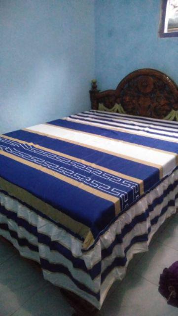 Sprei Rumbai Deluxe Kintakun Katun Ukuran 180x200 Cm 180 Rmb King Size No 1 Elegan Terbaru Murah