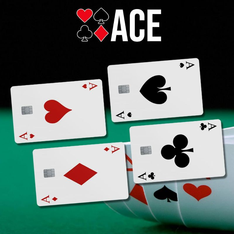 

ACE OF | GARSKIN / STICKER KARTU ATM / SKIN KARTU ATM / DEBIT / CREDIT / EMONEY / FLAZZ